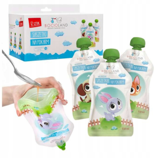 Bocioland potravinové vrecká 12 ks 150 ml